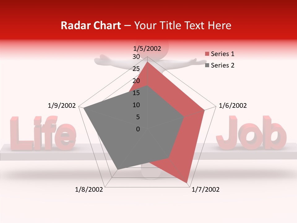 Standing Active Posing PowerPoint Template