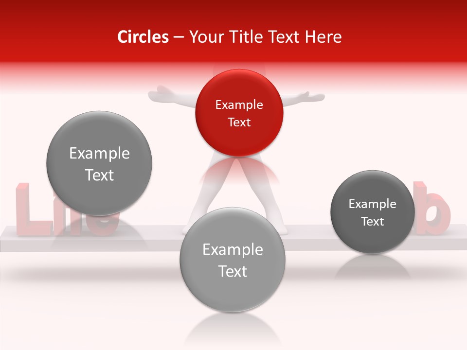 Standing Active Posing PowerPoint Template