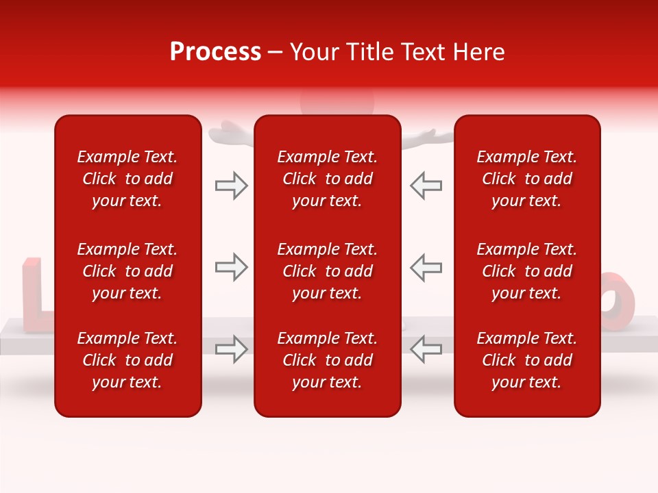 Standing Active Posing PowerPoint Template