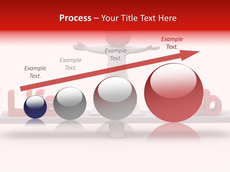 Standing Active Posing PowerPoint Template