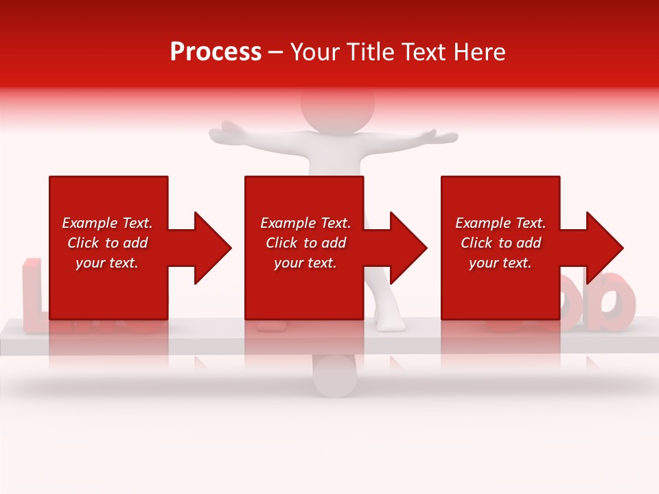 Standing Active Posing PowerPoint Template