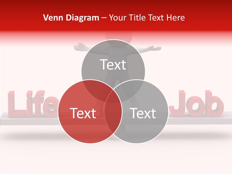 Standing Active Posing PowerPoint Template