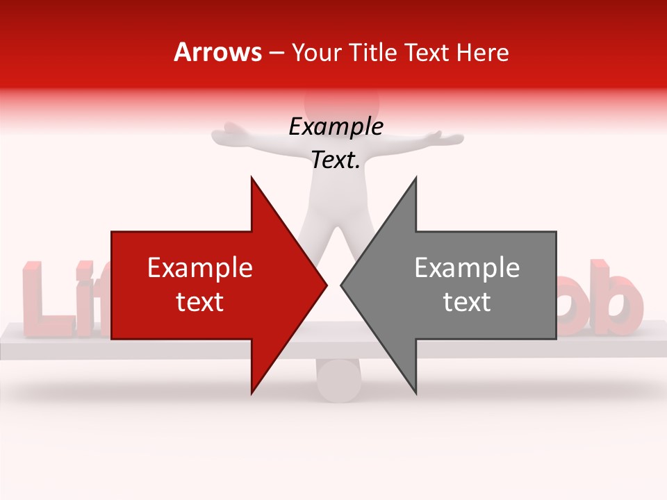 Standing Active Posing PowerPoint Template