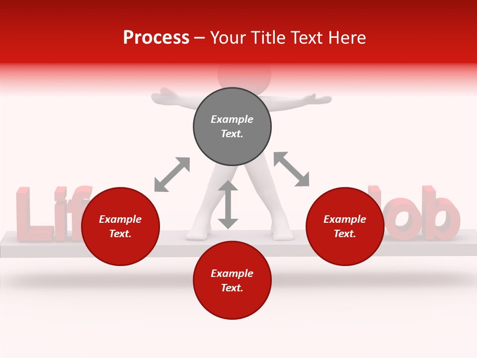 Standing Active Posing PowerPoint Template