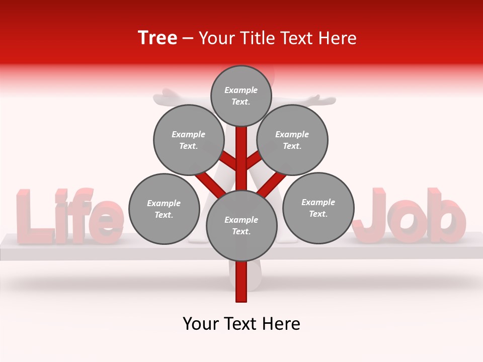 Standing Active Posing PowerPoint Template