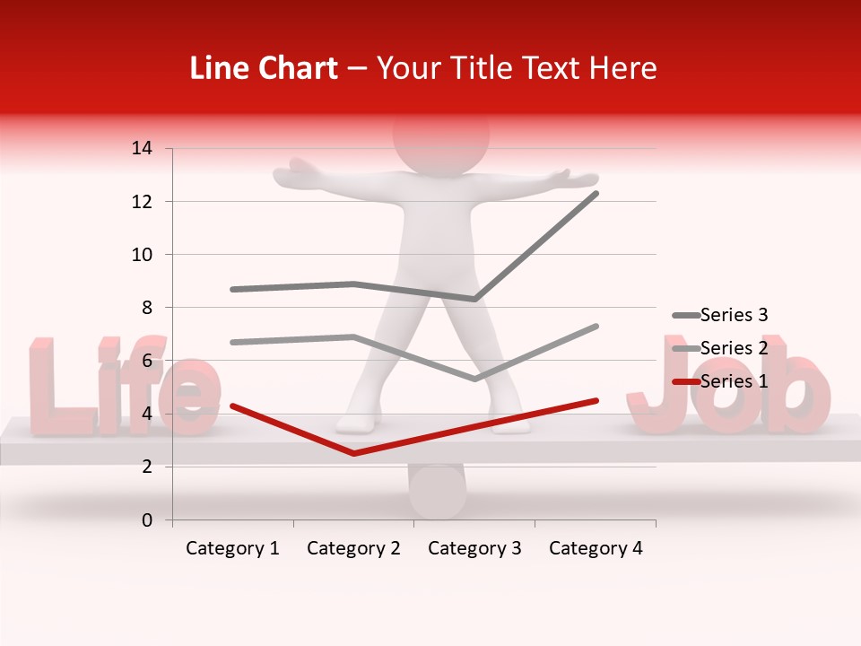 Standing Active Posing PowerPoint Template