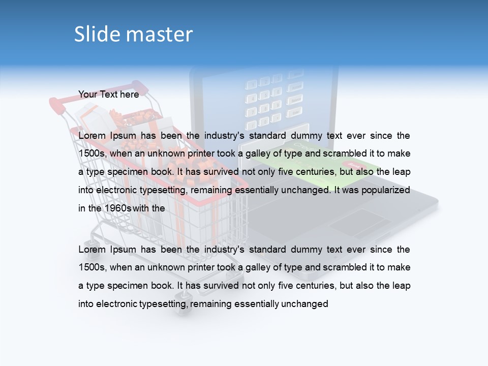 Gift Transport Discount PowerPoint Template