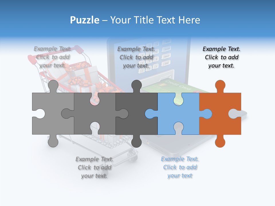 Gift Transport Discount PowerPoint Template