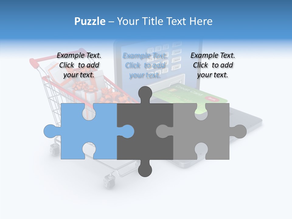 Gift Transport Discount PowerPoint Template