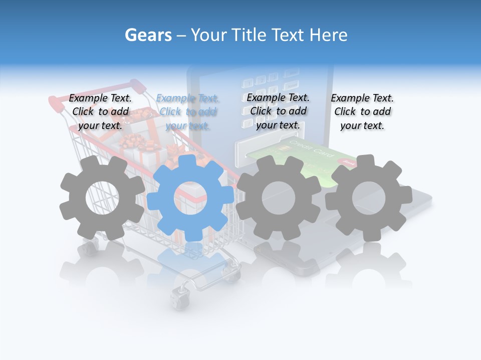 Gift Transport Discount PowerPoint Template