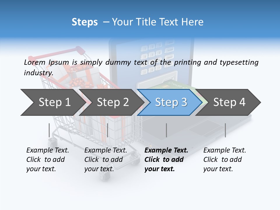 Gift Transport Discount PowerPoint Template