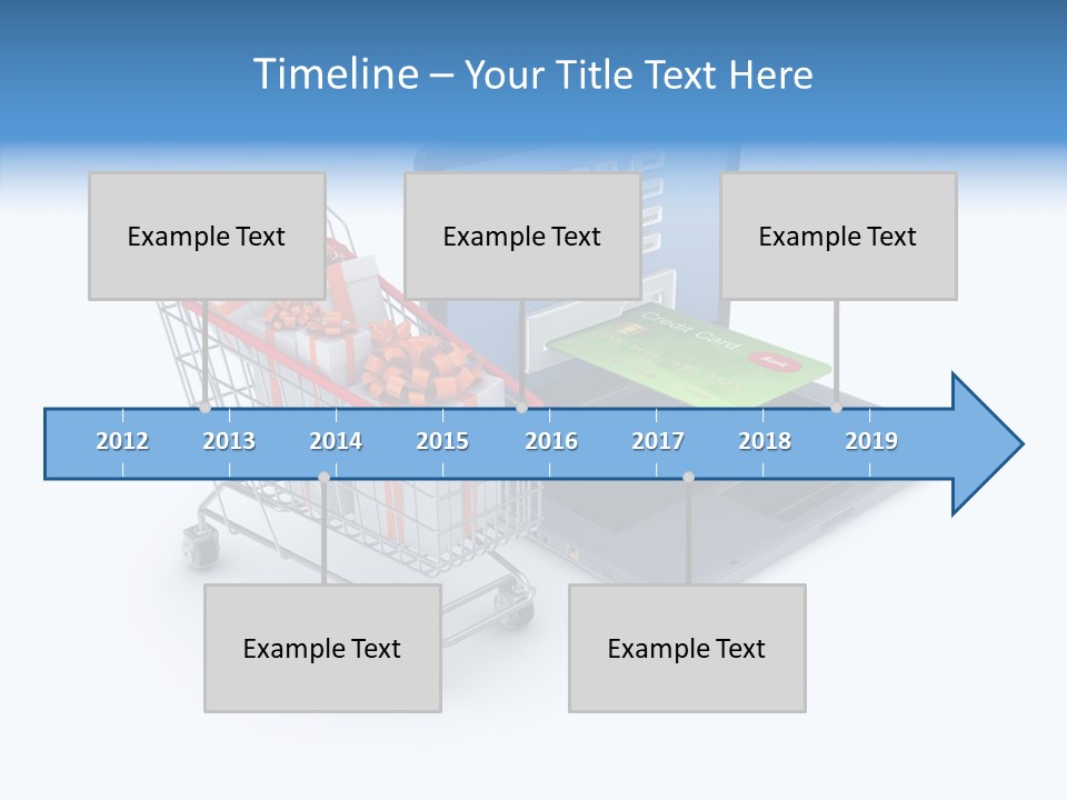 Gift Transport Discount PowerPoint Template