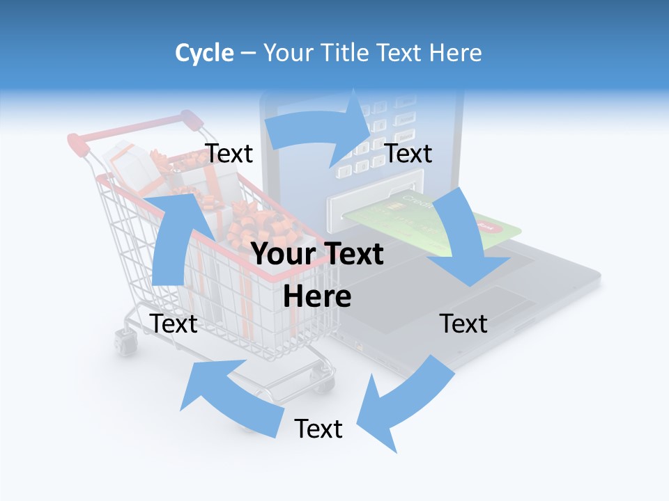 Gift Transport Discount PowerPoint Template
