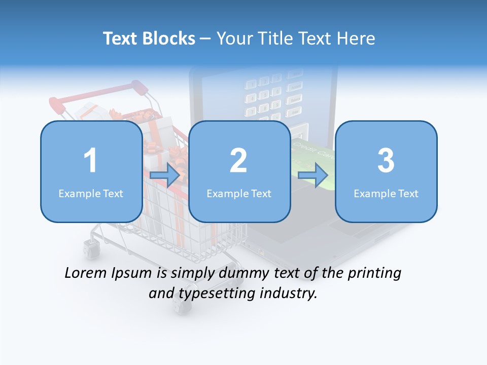 Gift Transport Discount PowerPoint Template