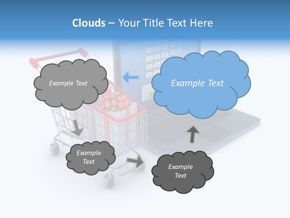Gift Transport Discount PowerPoint Template