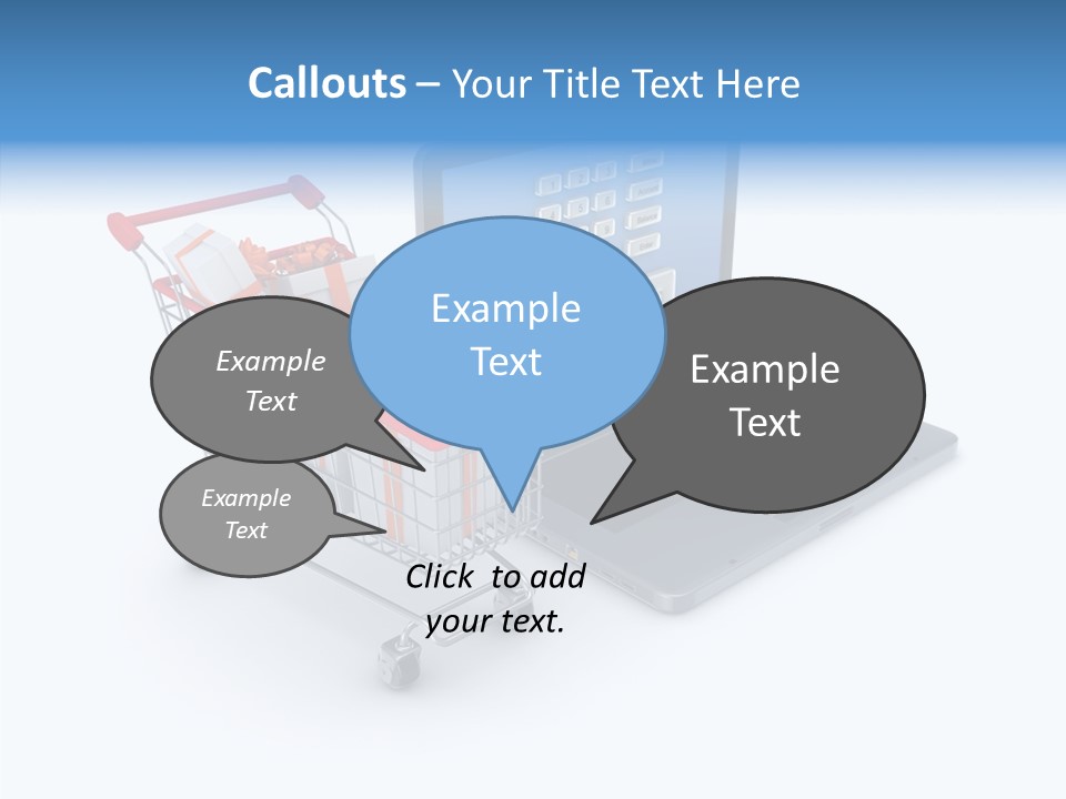 Gift Transport Discount PowerPoint Template
