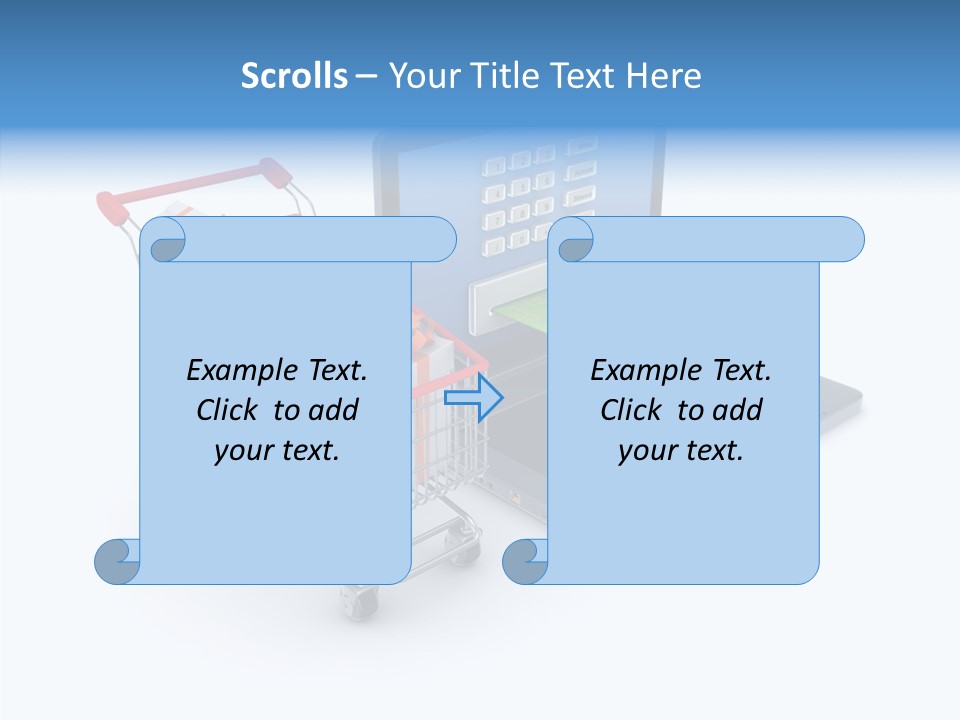 Gift Transport Discount PowerPoint Template