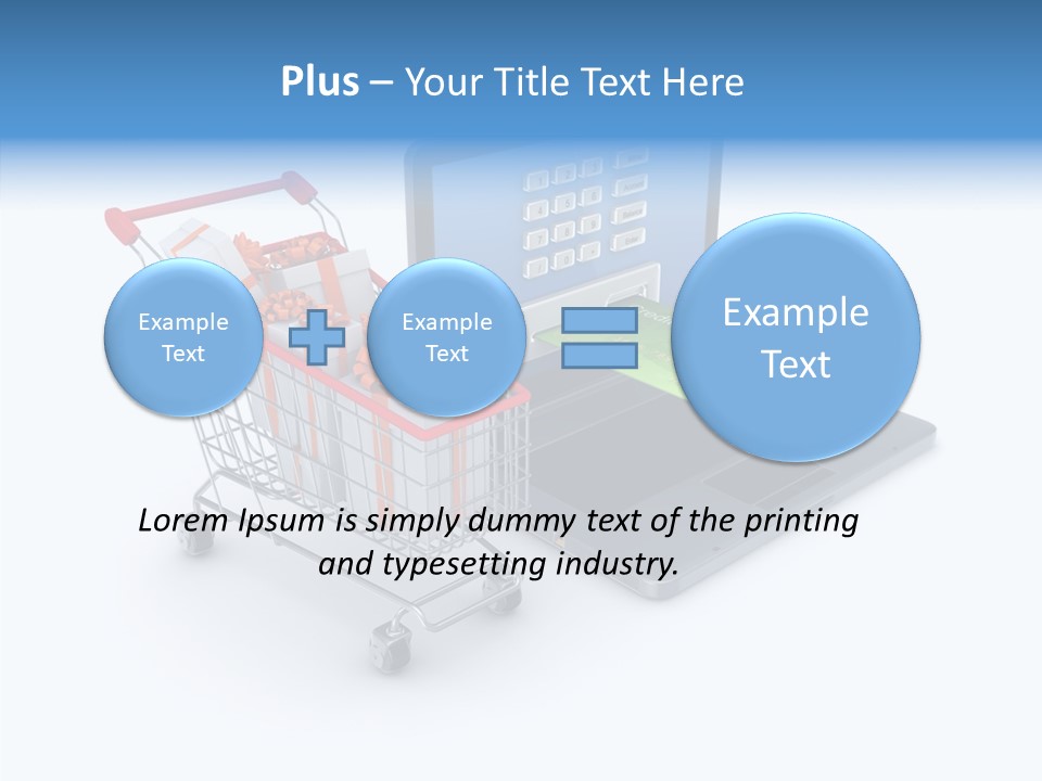 Gift Transport Discount PowerPoint Template