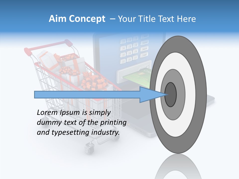 Gift Transport Discount PowerPoint Template