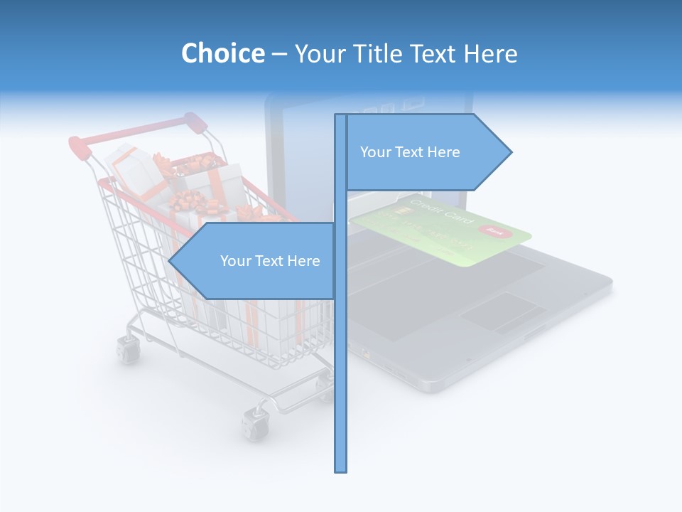 Gift Transport Discount PowerPoint Template