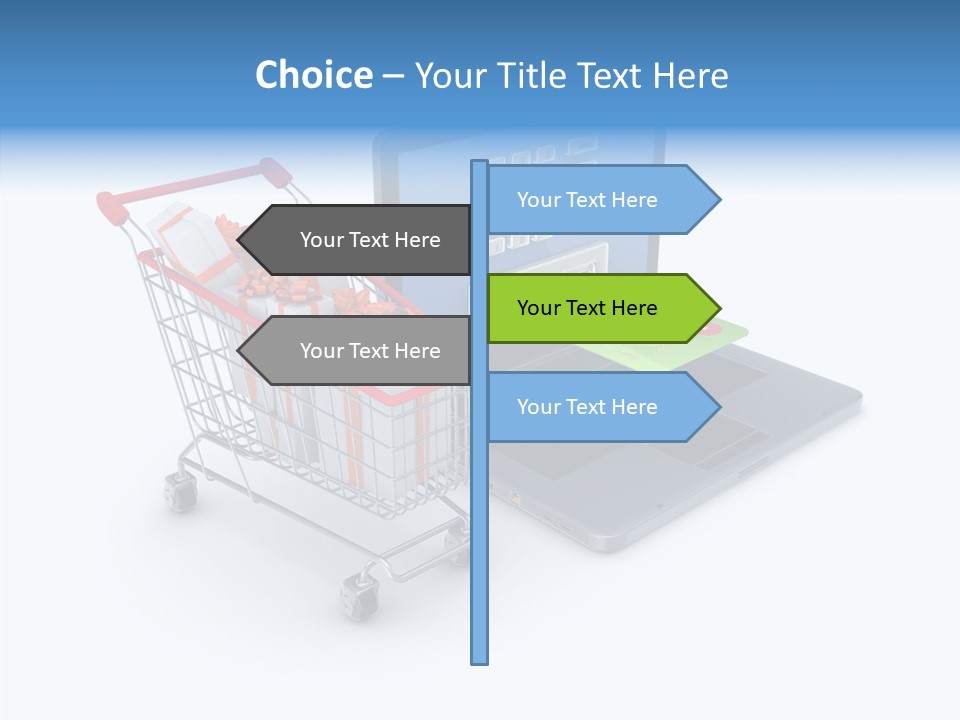 Gift Transport Discount PowerPoint Template