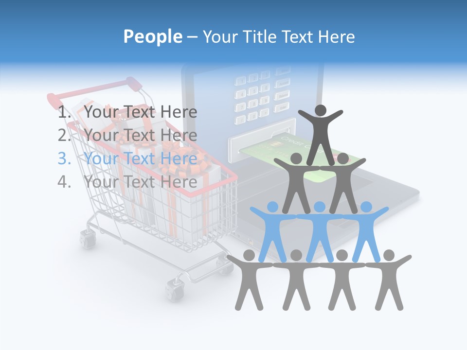 Gift Transport Discount PowerPoint Template