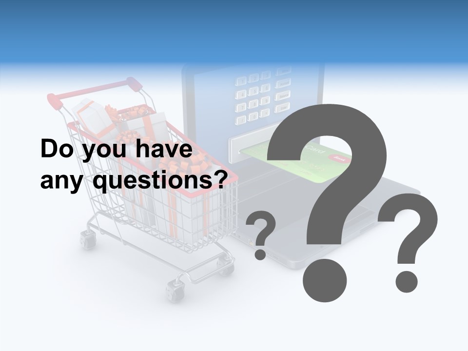 Gift Transport Discount PowerPoint Template