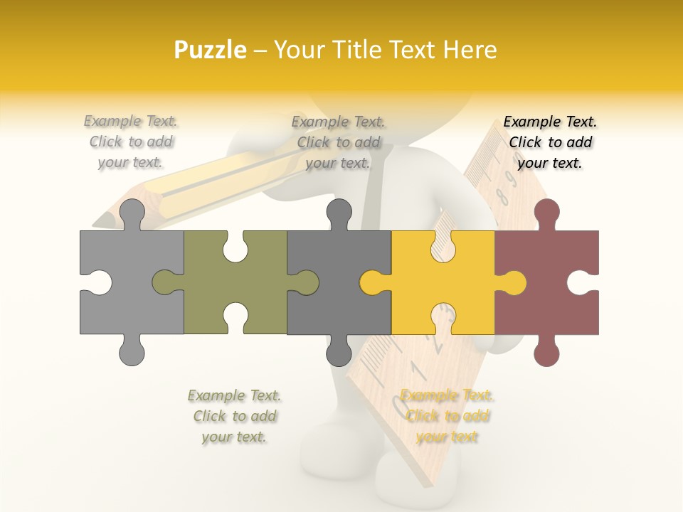 Worker Guy Engineer PowerPoint Template