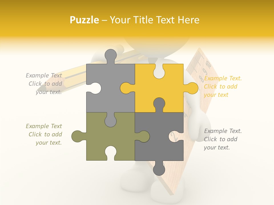 Worker Guy Engineer PowerPoint Template