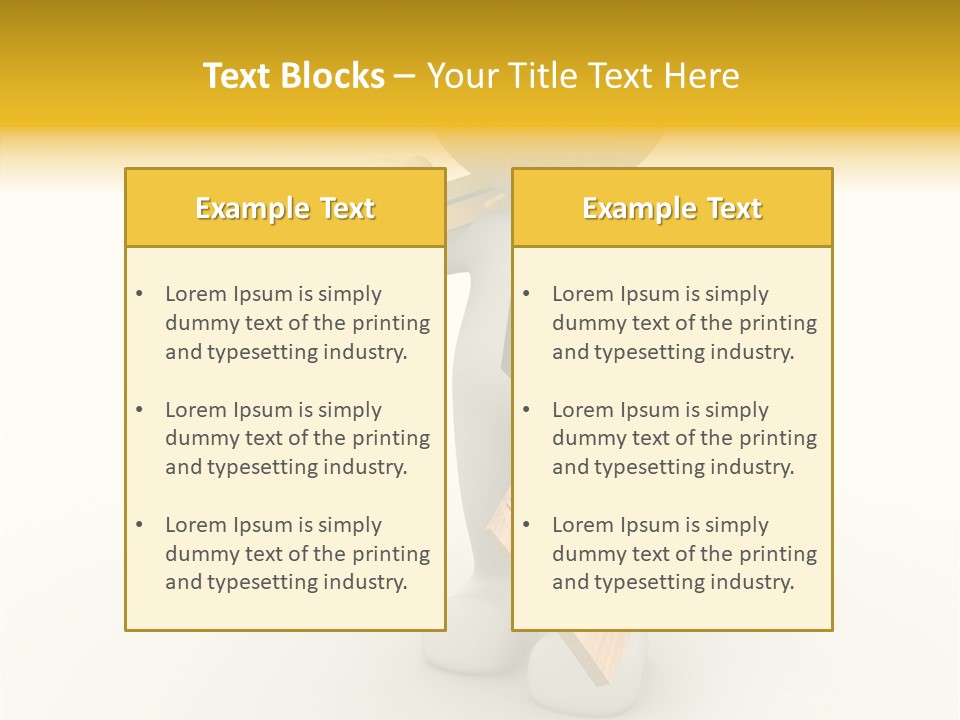 Worker Guy Engineer PowerPoint Template