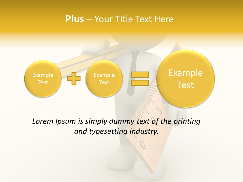 Worker Guy Engineer PowerPoint Template