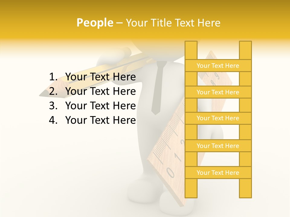 Worker Guy Engineer PowerPoint Template
