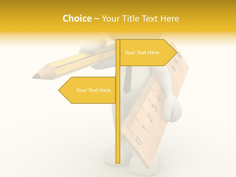 Worker Guy Engineer PowerPoint Template