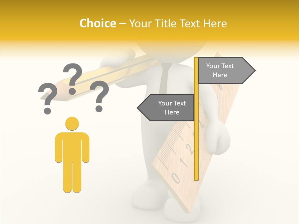 Worker Guy Engineer PowerPoint Template