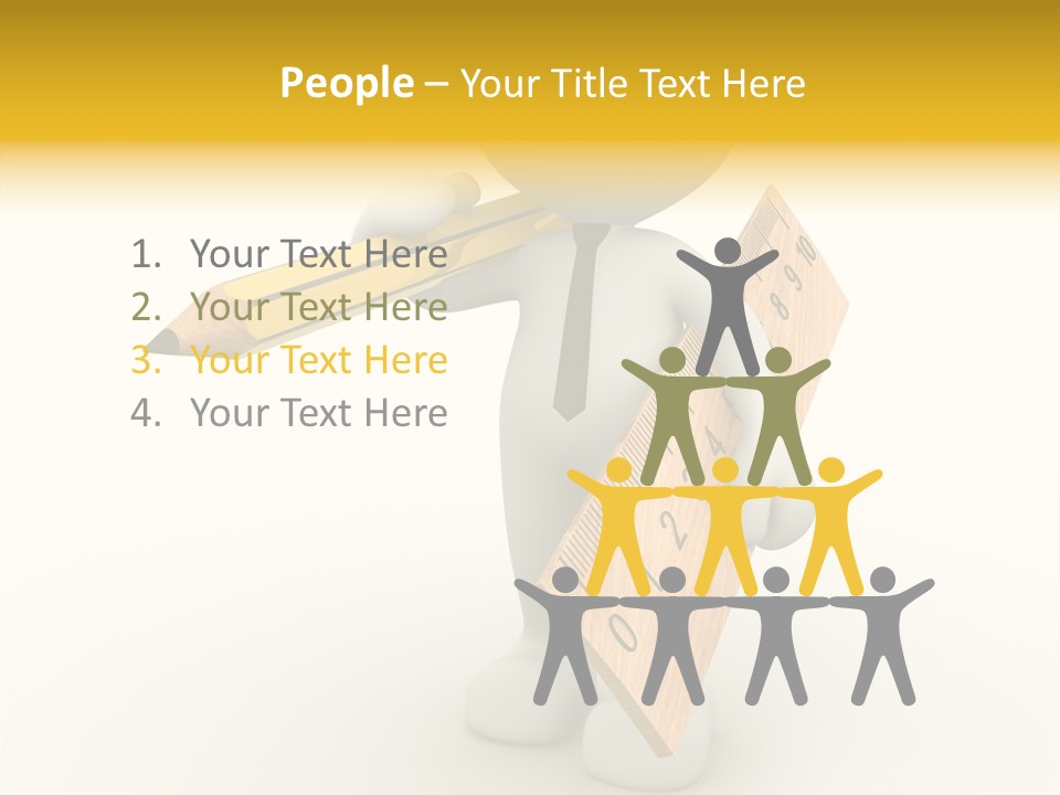 Worker Guy Engineer PowerPoint Template