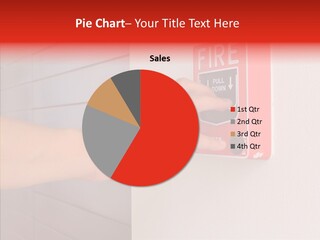 Strobe Hazard Fingers PowerPoint Template