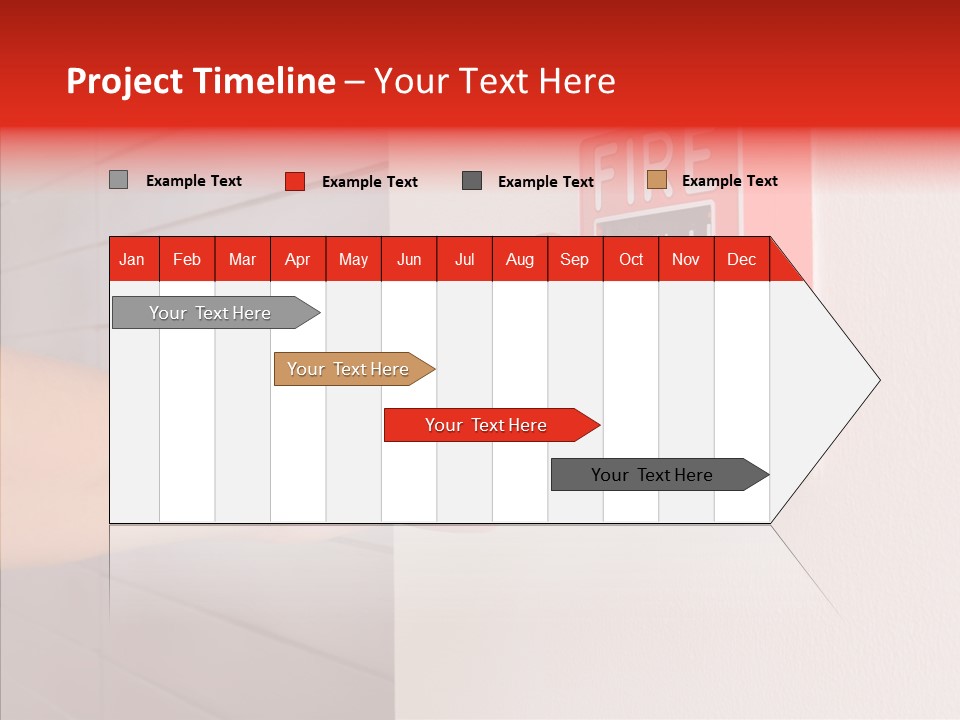 Strobe Hazard Fingers PowerPoint Template
