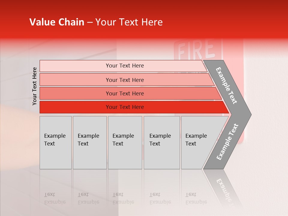 Strobe Hazard Fingers PowerPoint Template