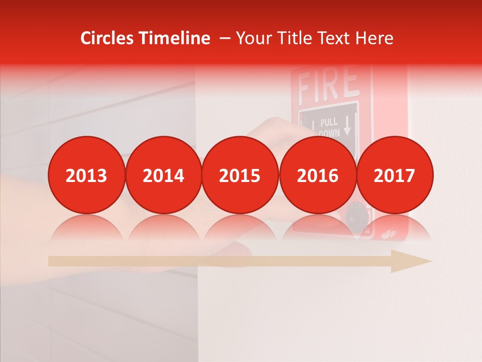 Strobe Hazard Fingers PowerPoint Template