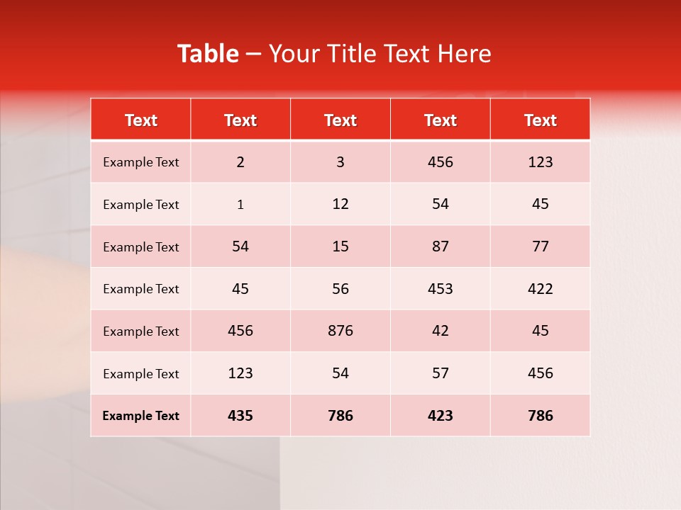 Strobe Hazard Fingers PowerPoint Template