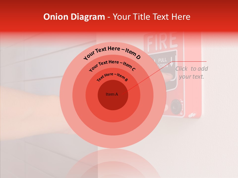 Strobe Hazard Fingers PowerPoint Template