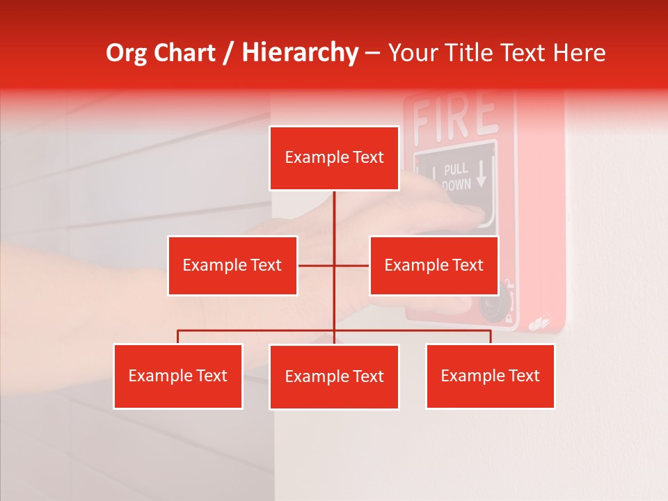 Strobe Hazard Fingers PowerPoint Template