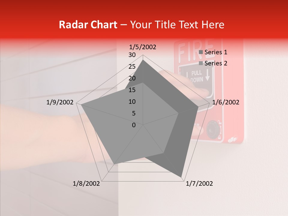 Strobe Hazard Fingers PowerPoint Template