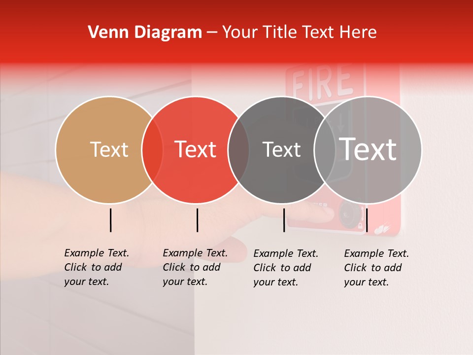 Strobe Hazard Fingers PowerPoint Template