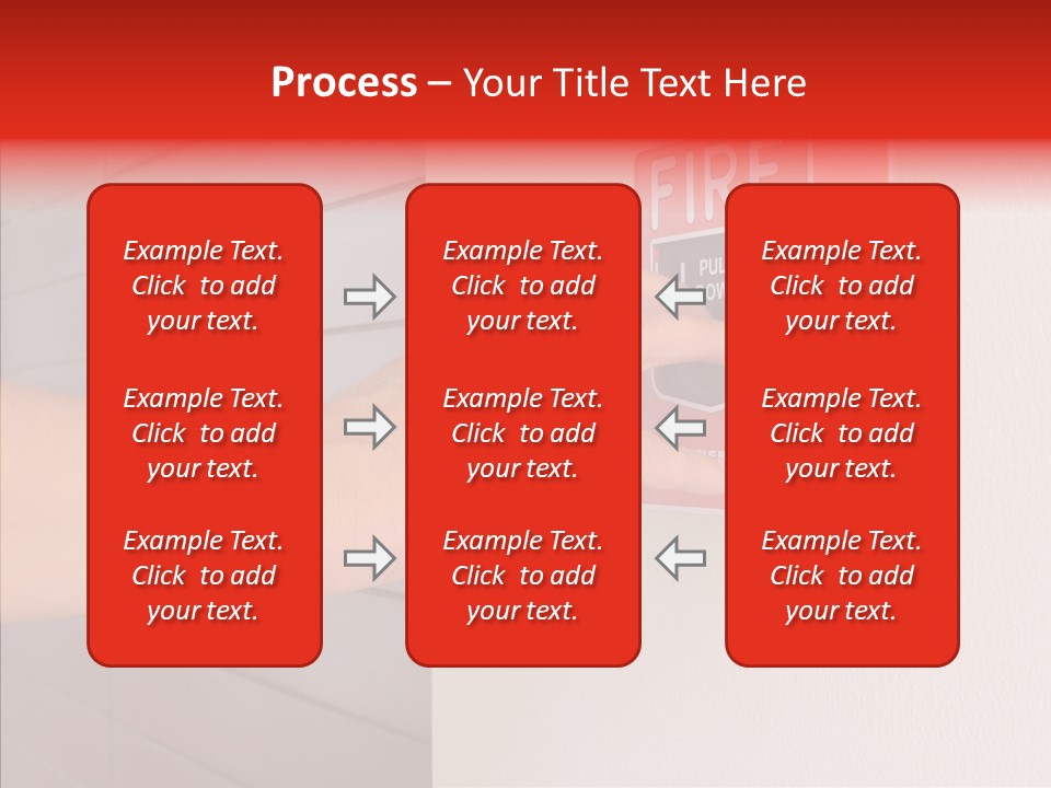 Strobe Hazard Fingers PowerPoint Template