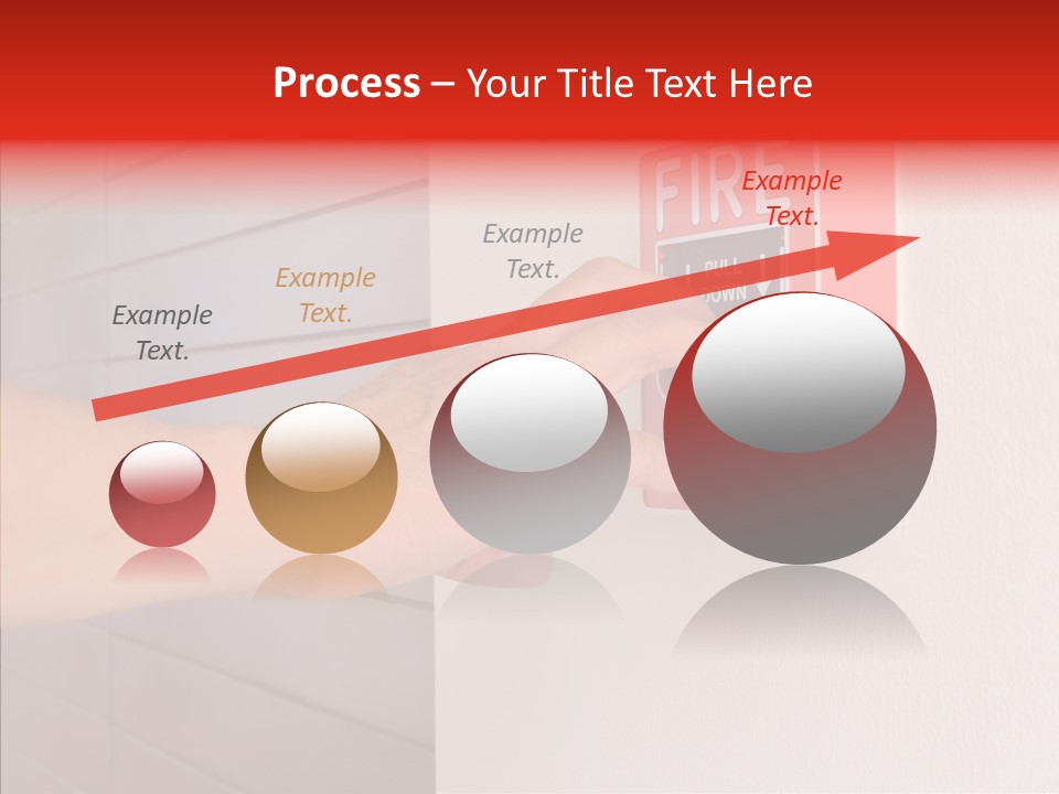 Strobe Hazard Fingers PowerPoint Template