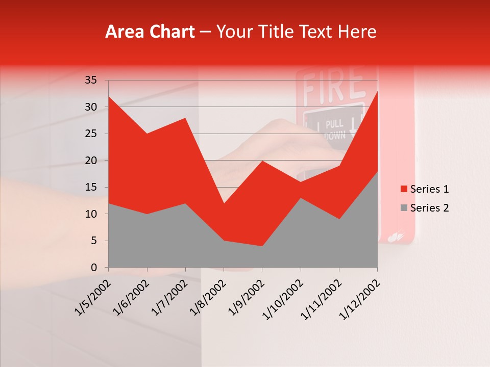 Strobe Hazard Fingers PowerPoint Template