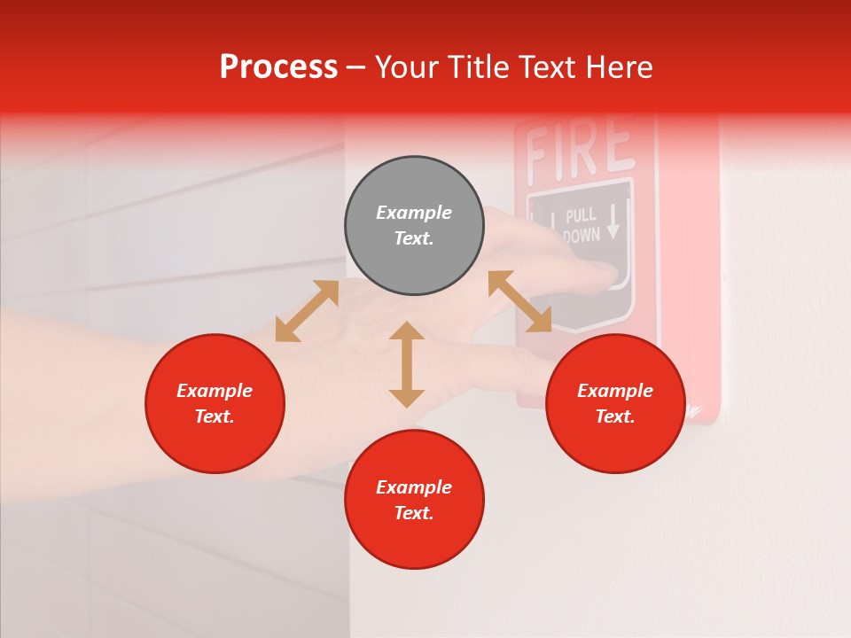 Strobe Hazard Fingers PowerPoint Template