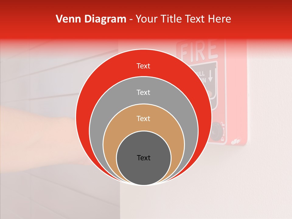 Strobe Hazard Fingers PowerPoint Template