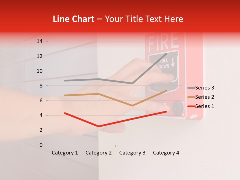 Strobe Hazard Fingers PowerPoint Template